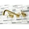Kingston Brass KS8057NX Wall Mount Tub Faucet, Brushed Brass KS8057NX - alternate 3